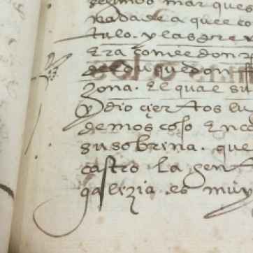 Sometimes one of the users would draw a little hand (called a manicule) to point at important passages!